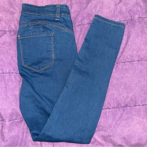 Wax Jean Denim - Dark Blue High Rise Jeans